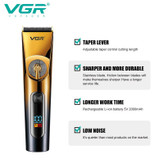 ماشین اصلاح مو سر و صورت وی جی ار مدل V-663