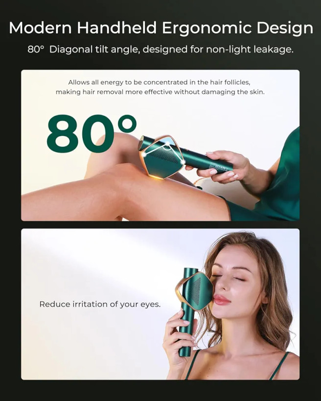 لیزر موهای زائد LUBEX D-1196B مدل | IPL خانگی با شات نامحدود و سرعت بالا