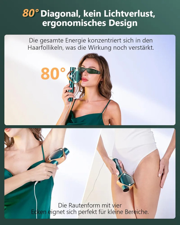 لیزر موهای زائد LUBEX D-1196B مدل | IPL خانگی با شات نامحدود و سرعت بالا