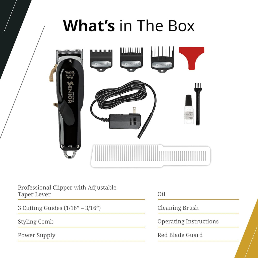 ماشین اصلاح سر و صورت بی سیم وال سینور ۵ ستاره حرفهای