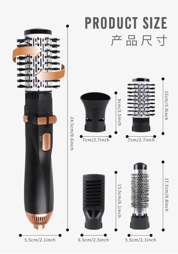 سشوار چرخشی 4کاره انزو پروفیشینال EN-746