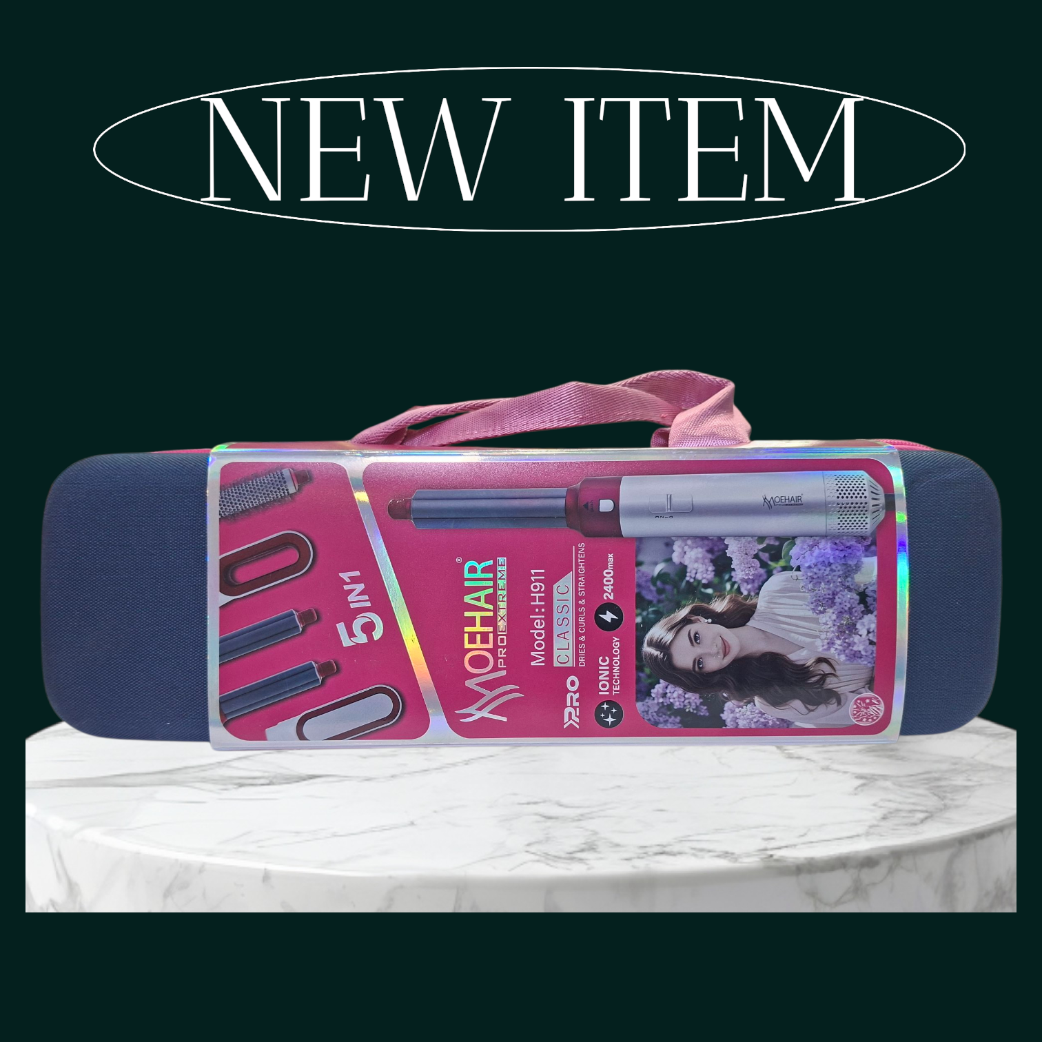 سشوار برس دار و حالت دهنده مو 2400 وات موهیر H-911 5in1