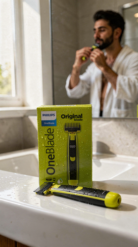 وان بلید و ماشین اصلاح موی صورت و بدن فیلیپس مدل one blade