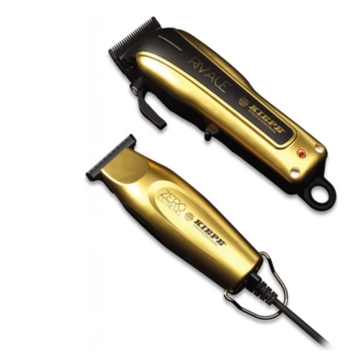 ست ماشین اصلاح کیپه KIEPE مدل خط زن و ریش تراش set golden combo پک 2 عددی