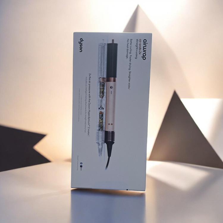 حالت دهنده مو و سشوار دایسون مدل Dyson Airwrap Co-anda2x HS09 (Ceramic Pink/Rose Gold صورتی/رزگلد)